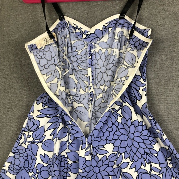 Guess Retro floral pinup dress size 1 - Picture 5 of 12